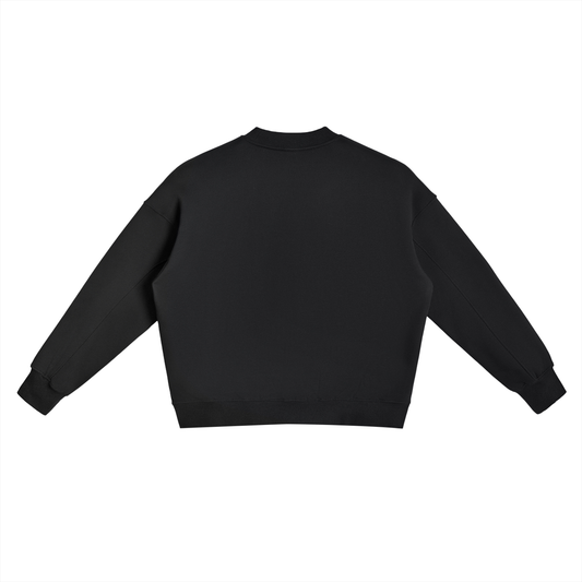 Unisex Oversized Fleece Crewneck Sweatshirt – Cotton Blend