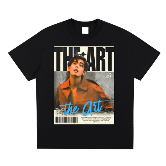 V The Art acid grunge oversized tshirt