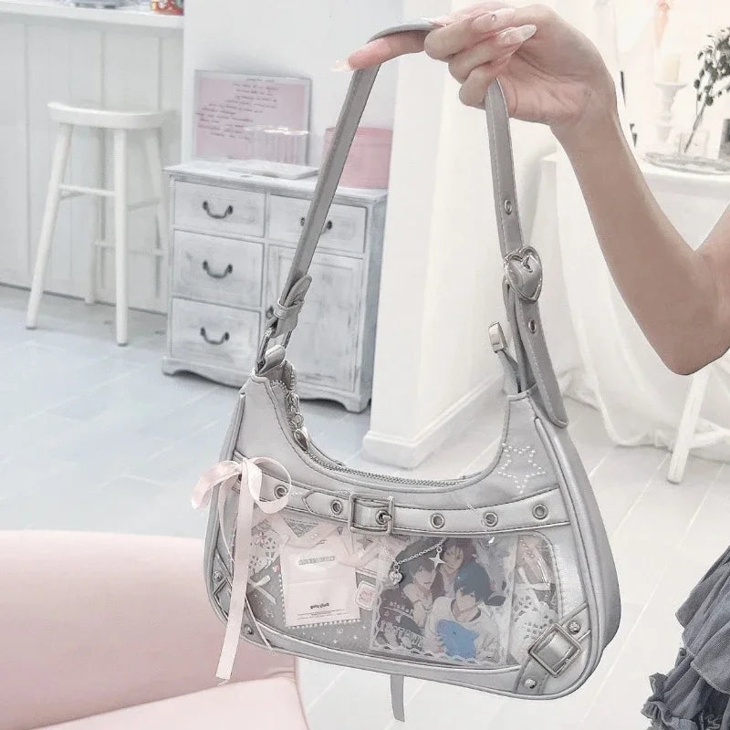 Cute Y2k Womens Shoulder Bag Fashion Elegant Sweet Lolita