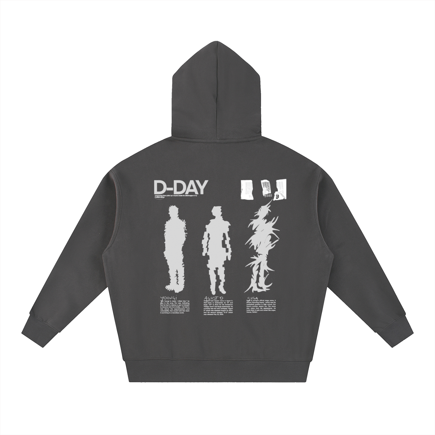 Suga dday concert Oversized Fleece hoodie