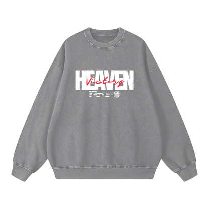 Snow Washed Oversized Sweatshirt