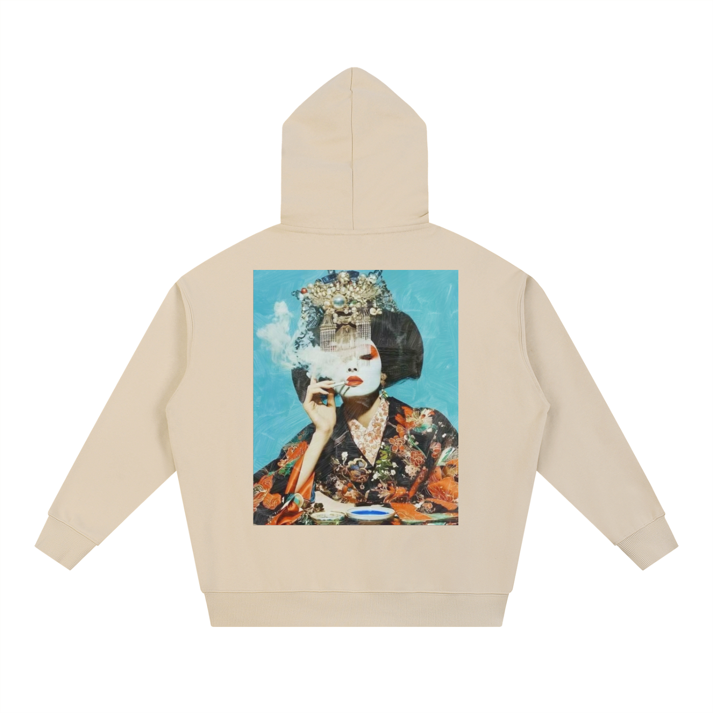 Geisha art Essential Heavyweight Hoodie