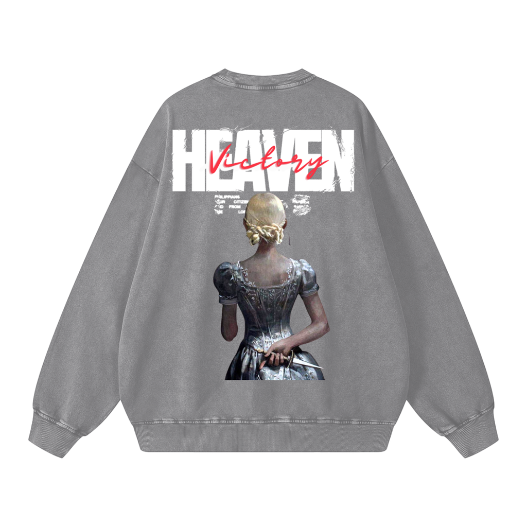 Snow Washed Oversized Sweatshirt