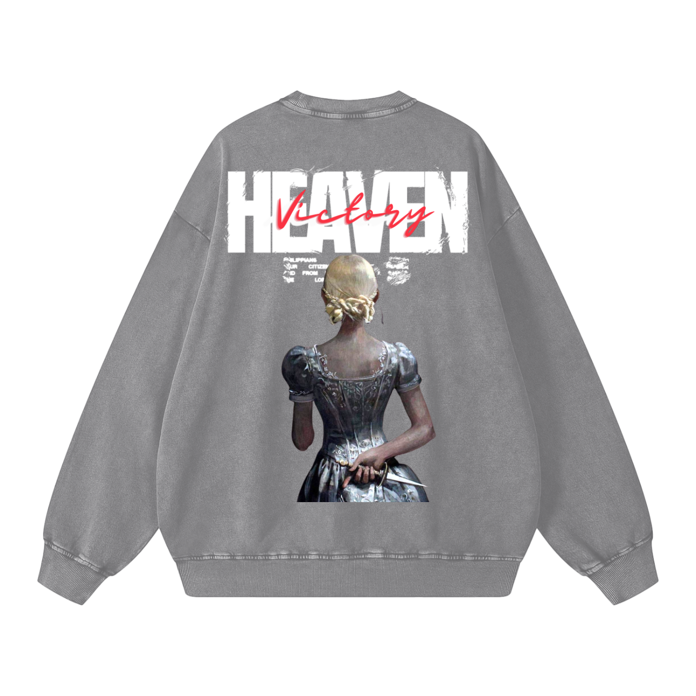 Snow Washed Oversized Sweatshirt