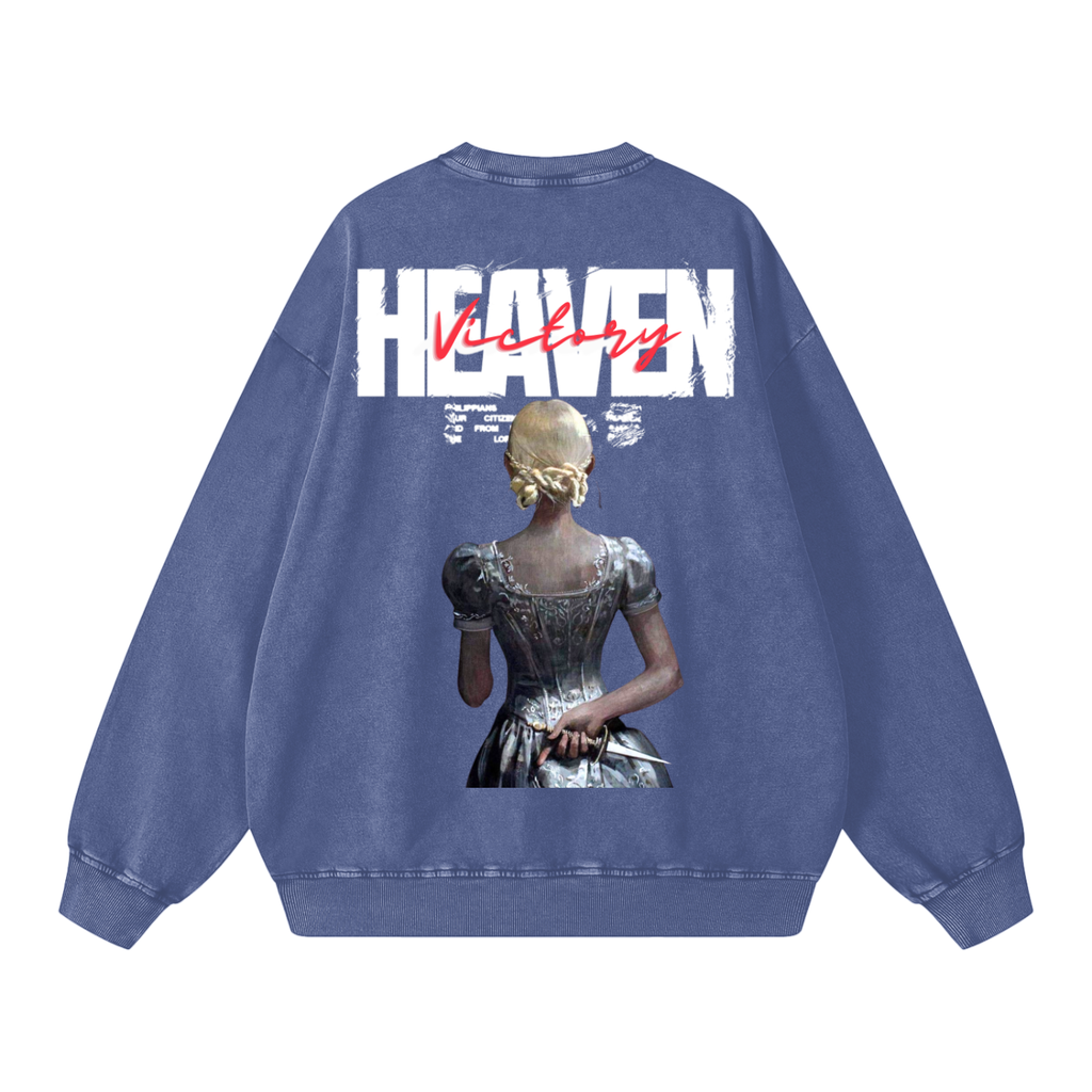 Snow Washed Oversized Sweatshirt