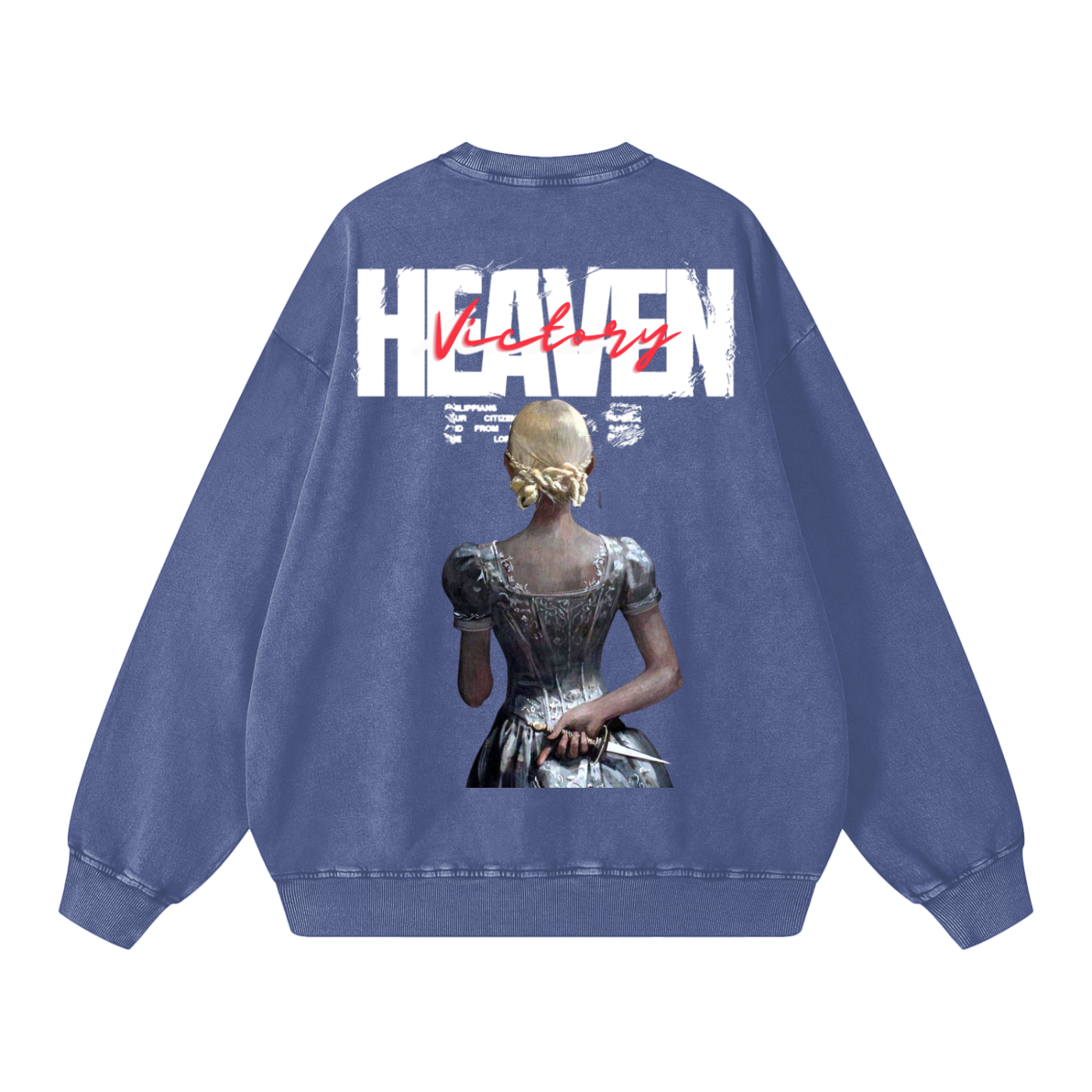 Snow Washed Oversized Sweatshirt