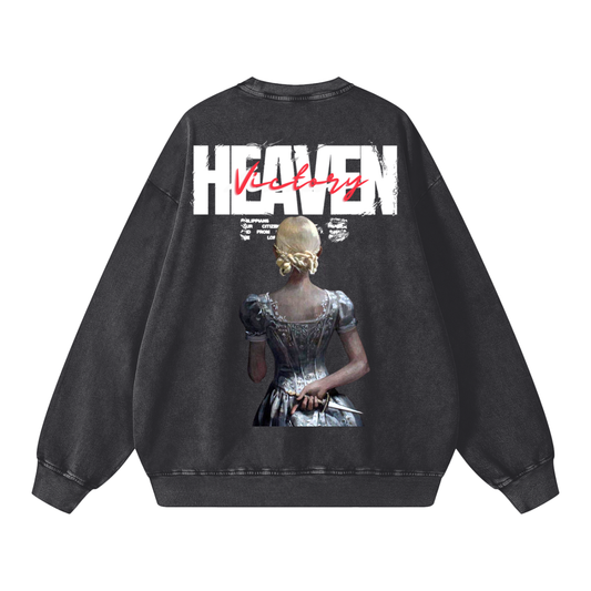 Snow Washed Oversized Sweatshirt