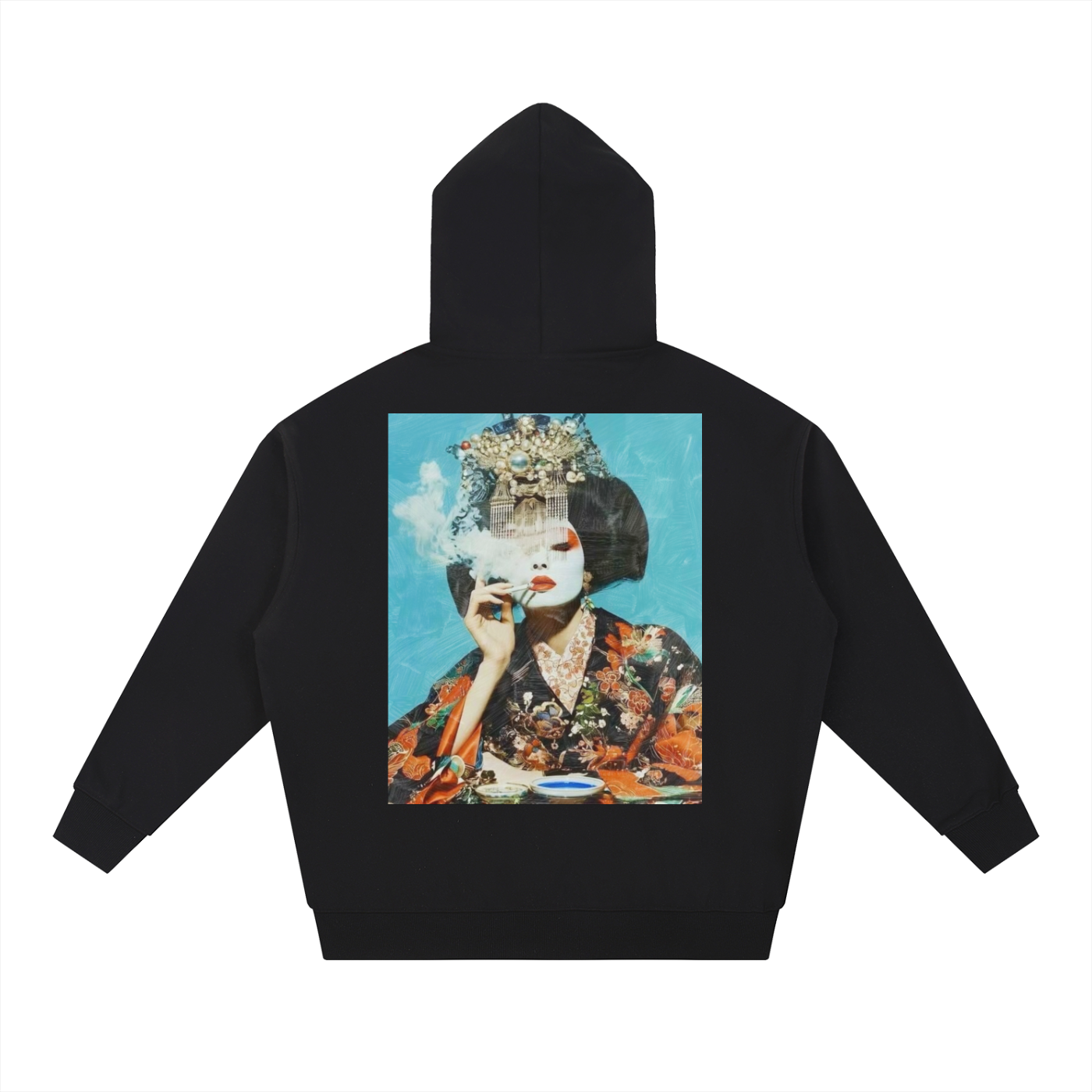 Geisha art Essential Heavyweight Hoodie
