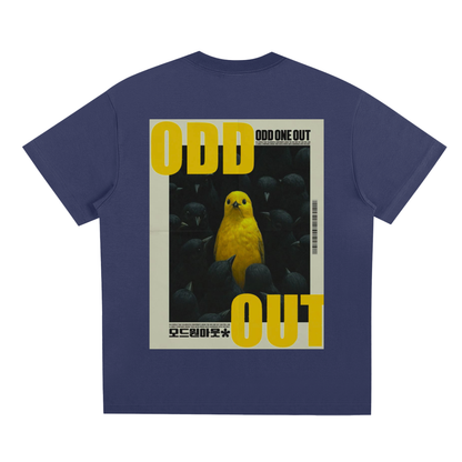 OOTD yellow bird boxy tshirt