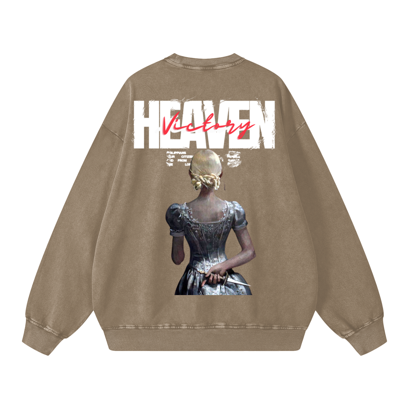 Snow Washed Oversized Sweatshirt