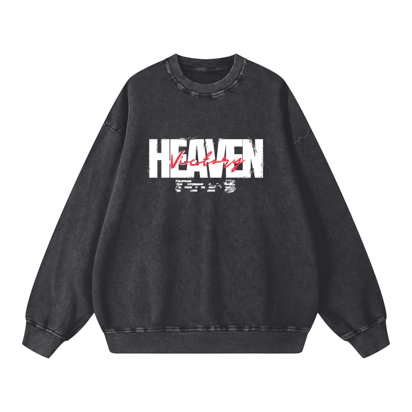 Snow Washed Oversized Sweatshirt