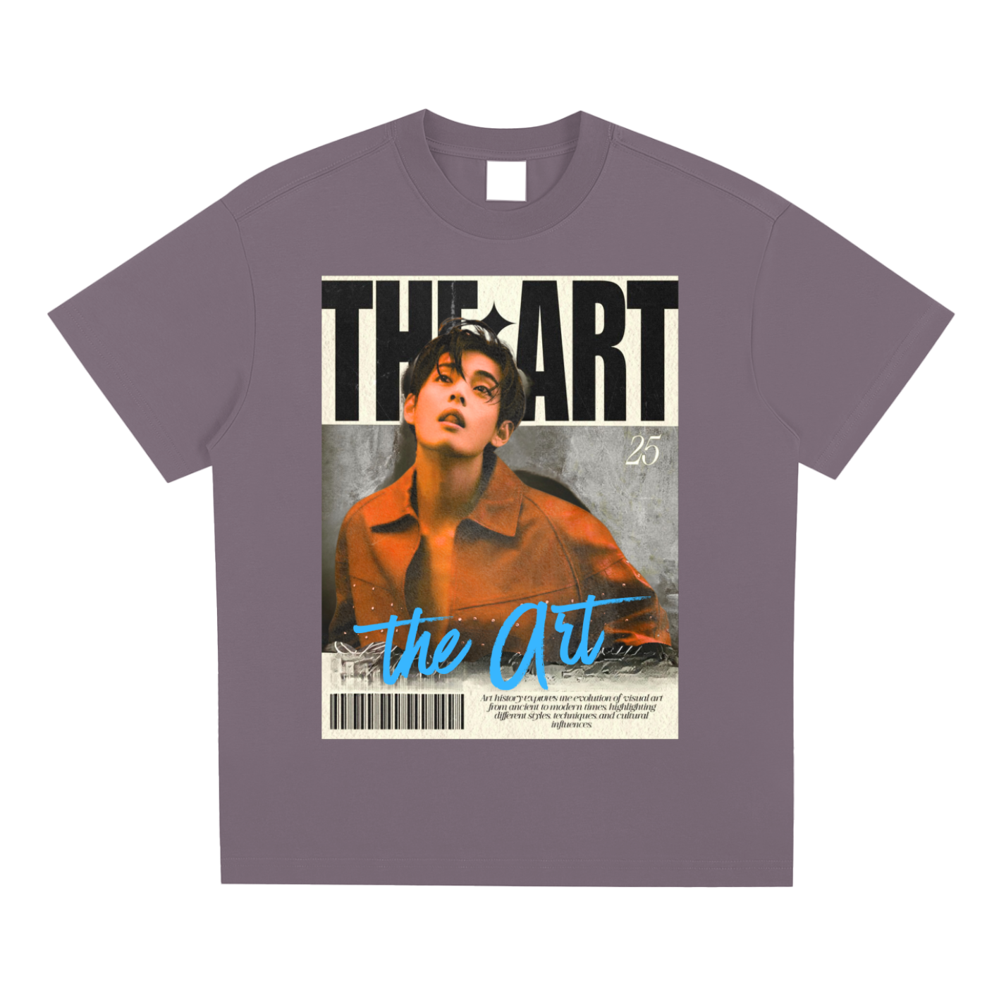 V The Art acid grunge oversized tshirt