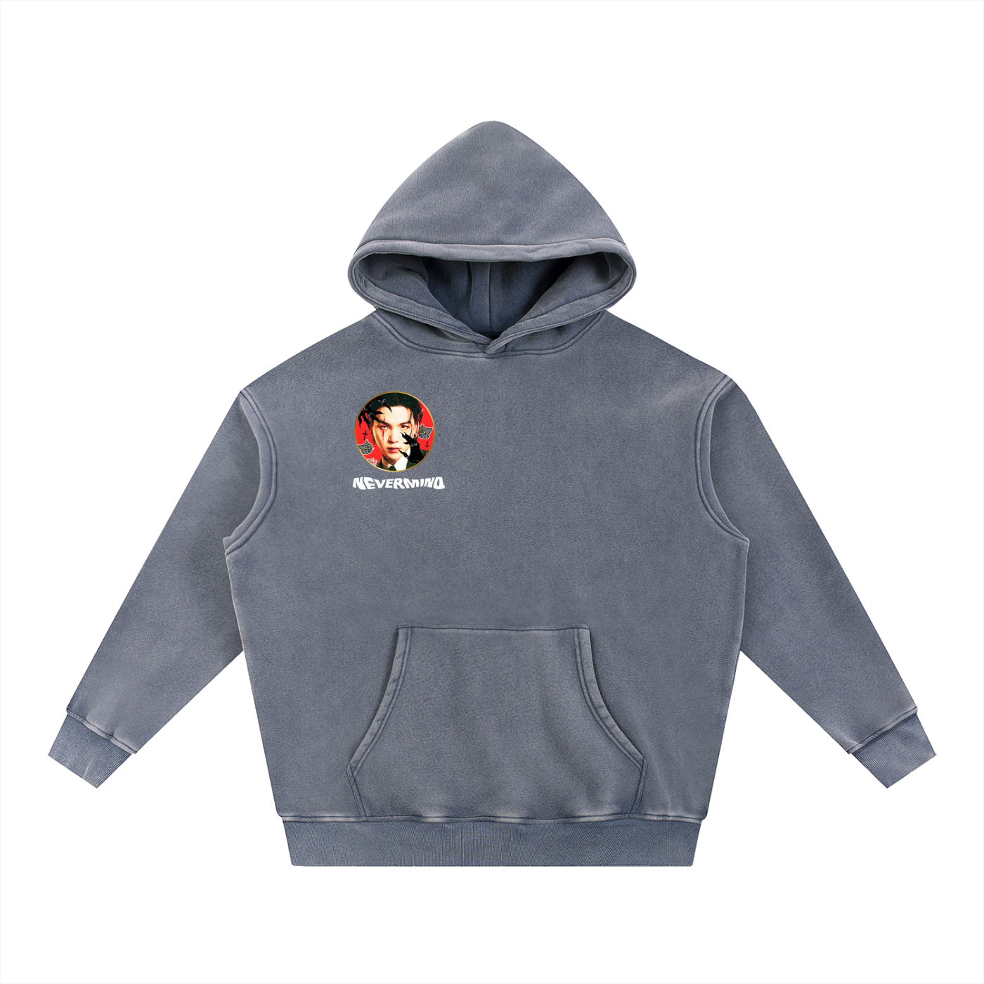 Agustd Haegum psychodelic oversized hoodie