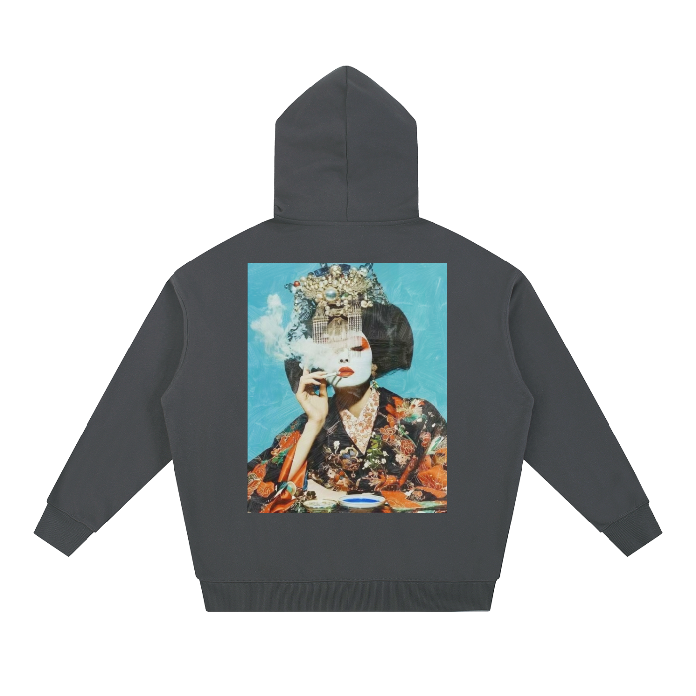 Geisha art Essential Heavyweight Hoodie