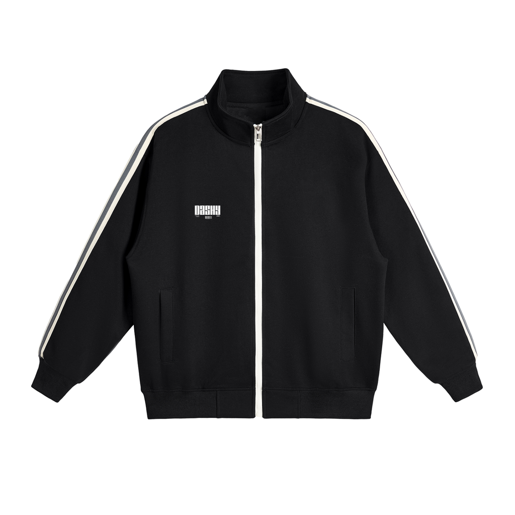 Unisex Oversized Stand Collar Sweatshirt – Cotton Blend