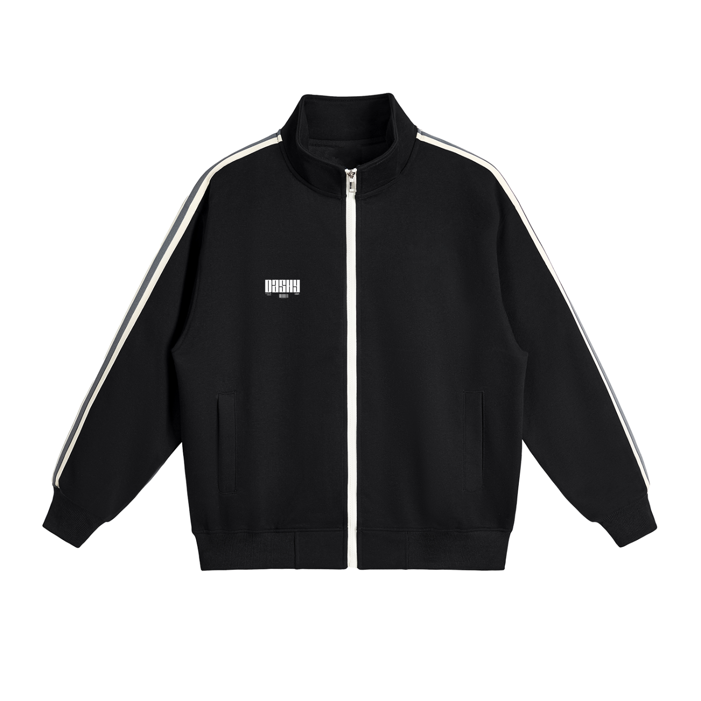 Unisex Oversized Stand Collar Sweatshirt – Cotton Blend