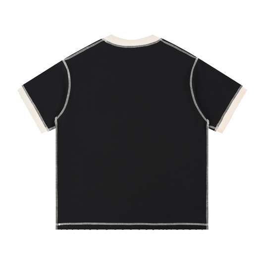 Tge creator Contrast-Stitched Cotton T-Shirt