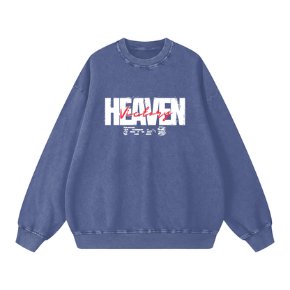 Snow Washed Oversized Sweatshirt