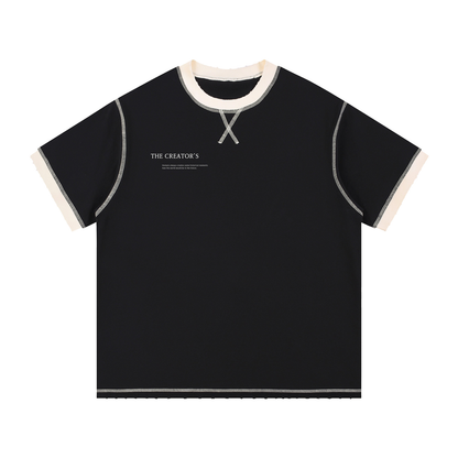 Tge creator Contrast-Stitched Cotton T-Shirt