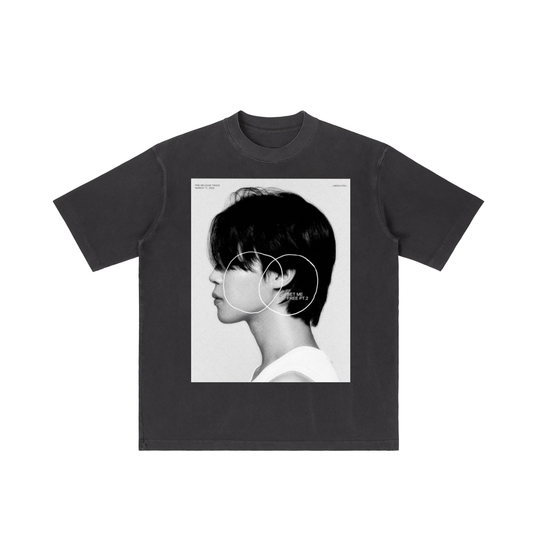 Jimin Vintage Wash Drop Shoulder T-shirt