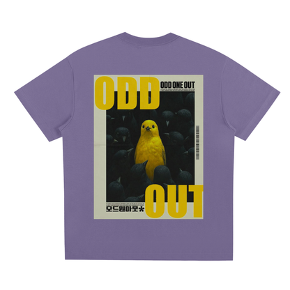 OOTD yellow bird boxy tshirt