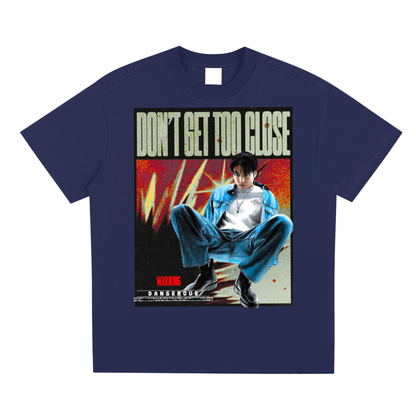 Jungkook grunge denim acid tshirt