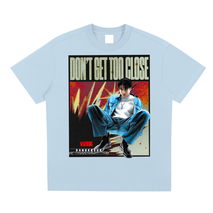 Jungkook grunge denim acid tshirt