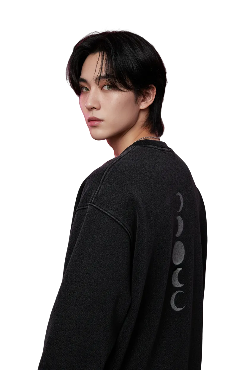 Sweatshirt backdesign black 