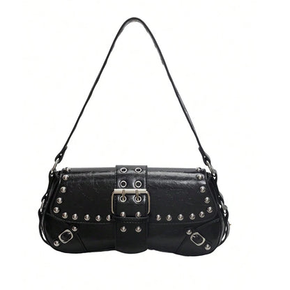 Trendy Punk Style Steampunk Gothic Style Y2K bag