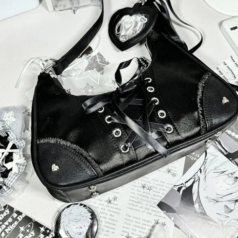 Cute Y2k Womens Shoulder Bag Fashion Elegant Sweet Lolita