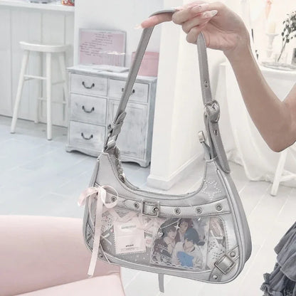 Cute Y2k Womens Shoulder Bag Fashion Elegant Sweet Lolita