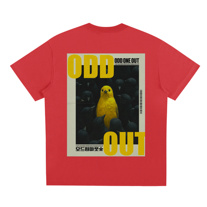 OOTD yellow bird boxy tshirt