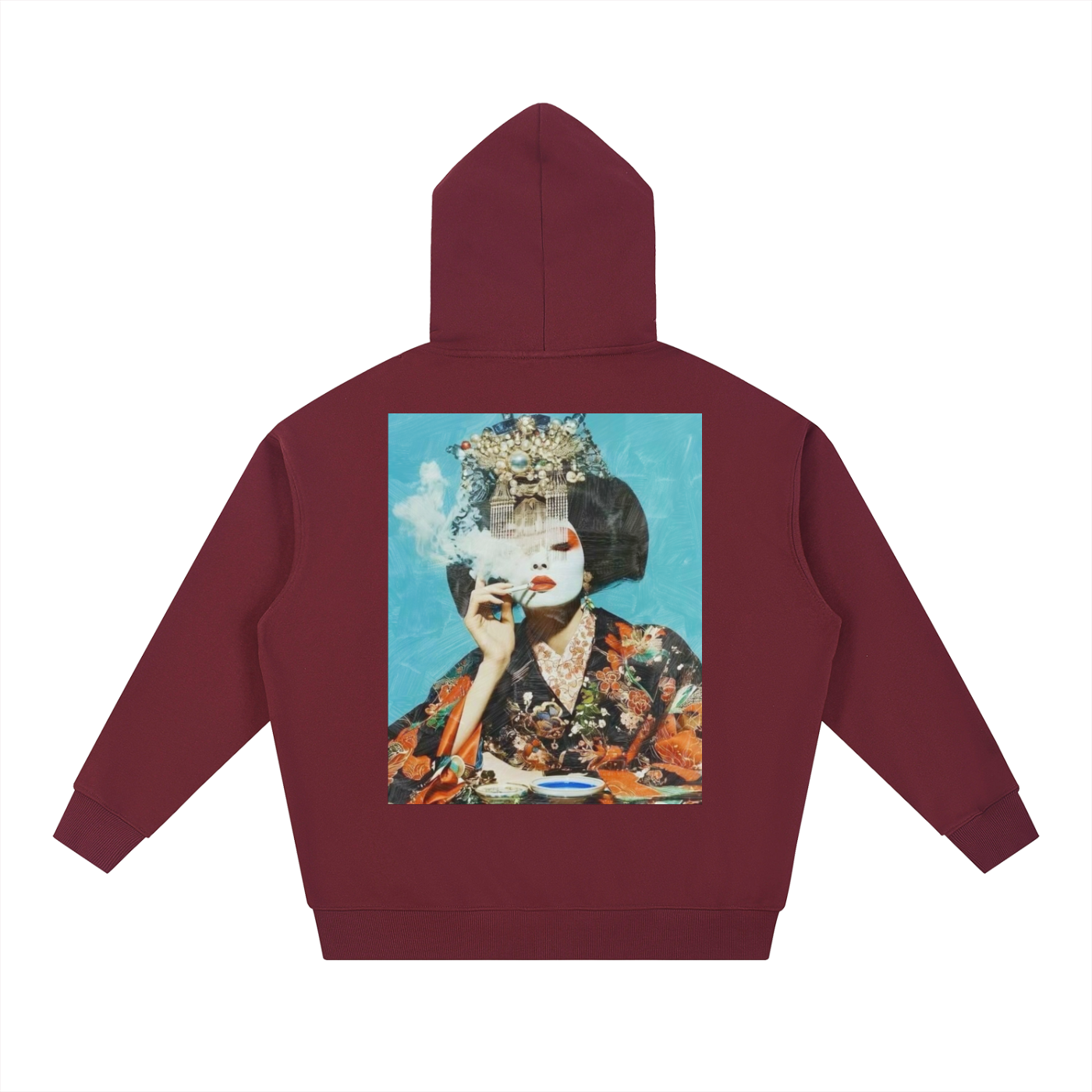 Geisha art Essential Heavyweight Hoodie