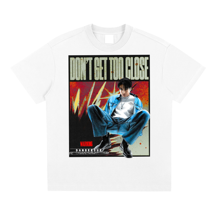 Jungkook grunge denim acid tshirt