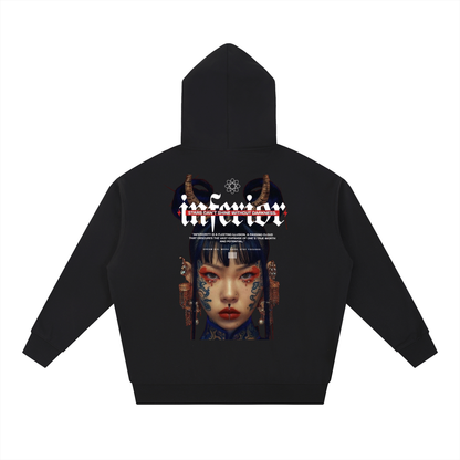 The Geisha modern tattoed hoodie