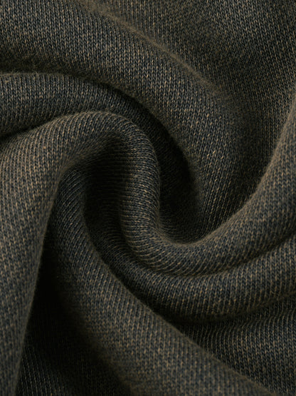 New woman Vintage Washed Frayed-Hem Hoodie