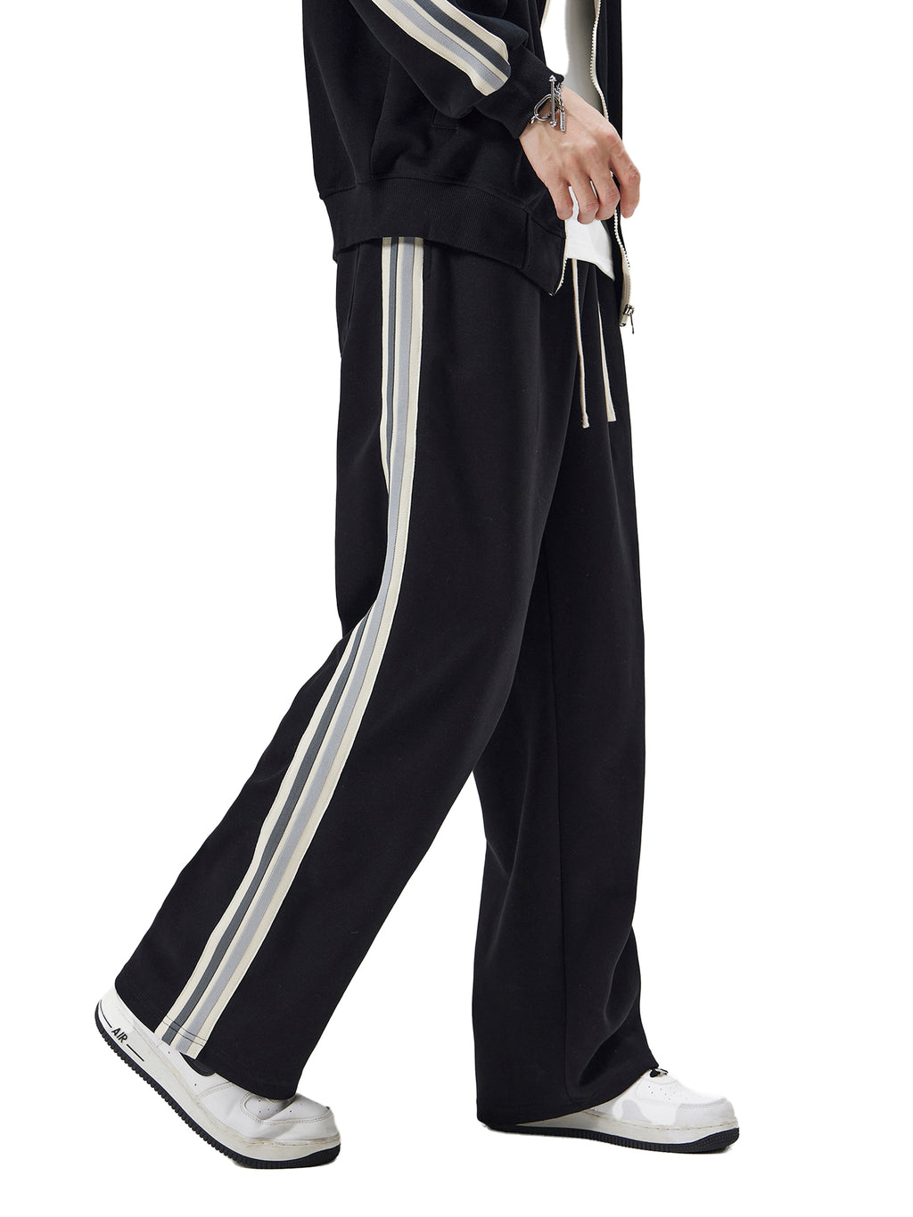 Unisex Loose Fit Sporty Sweatpants – Cotton Blend