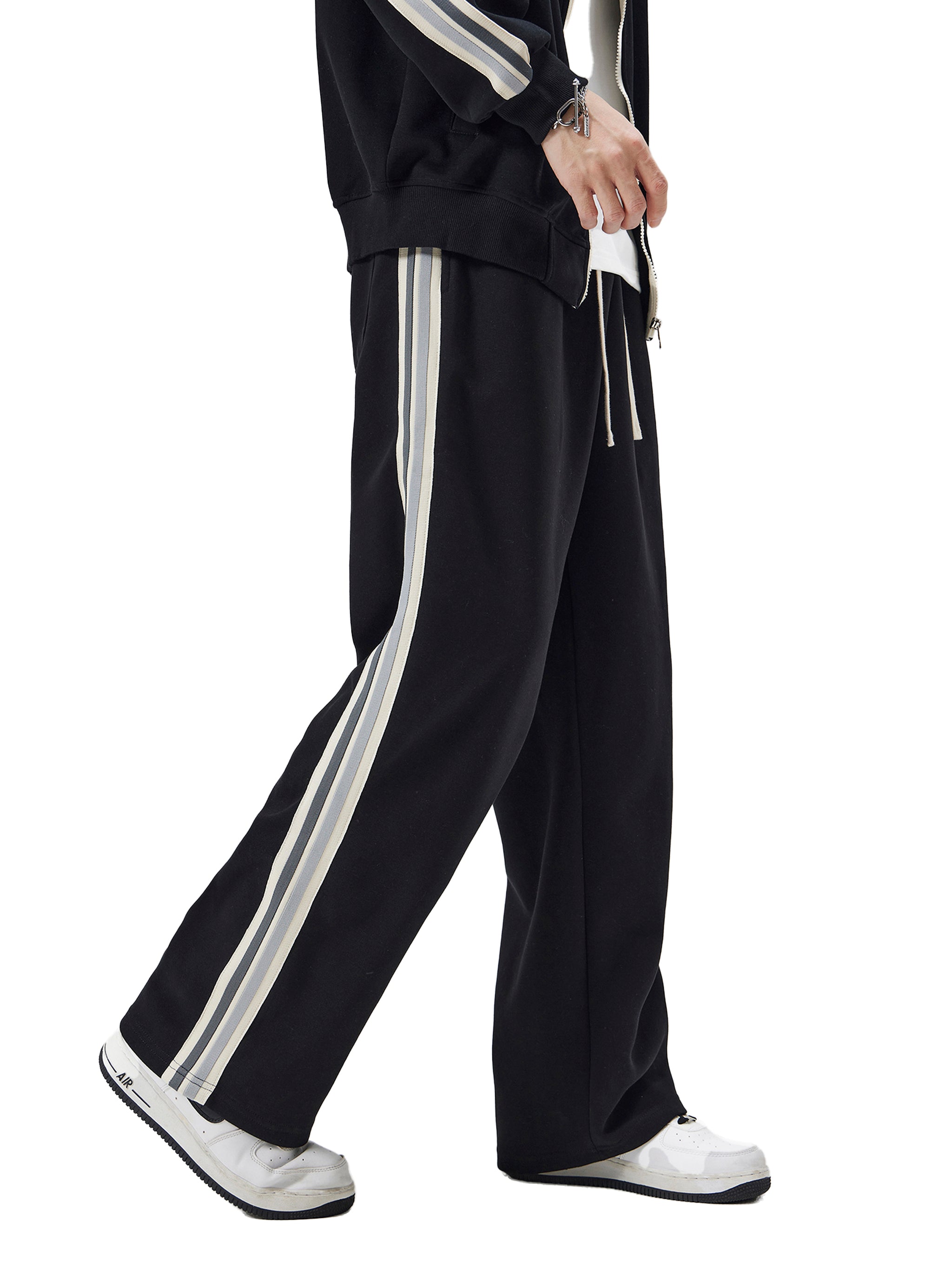 Unisex Loose Fit Sporty Sweatpants – Cotton Blend