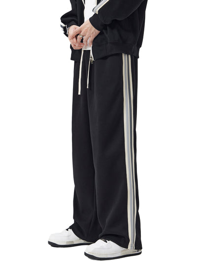 Unisex Loose Fit Sporty Sweatpants – Cotton Blend