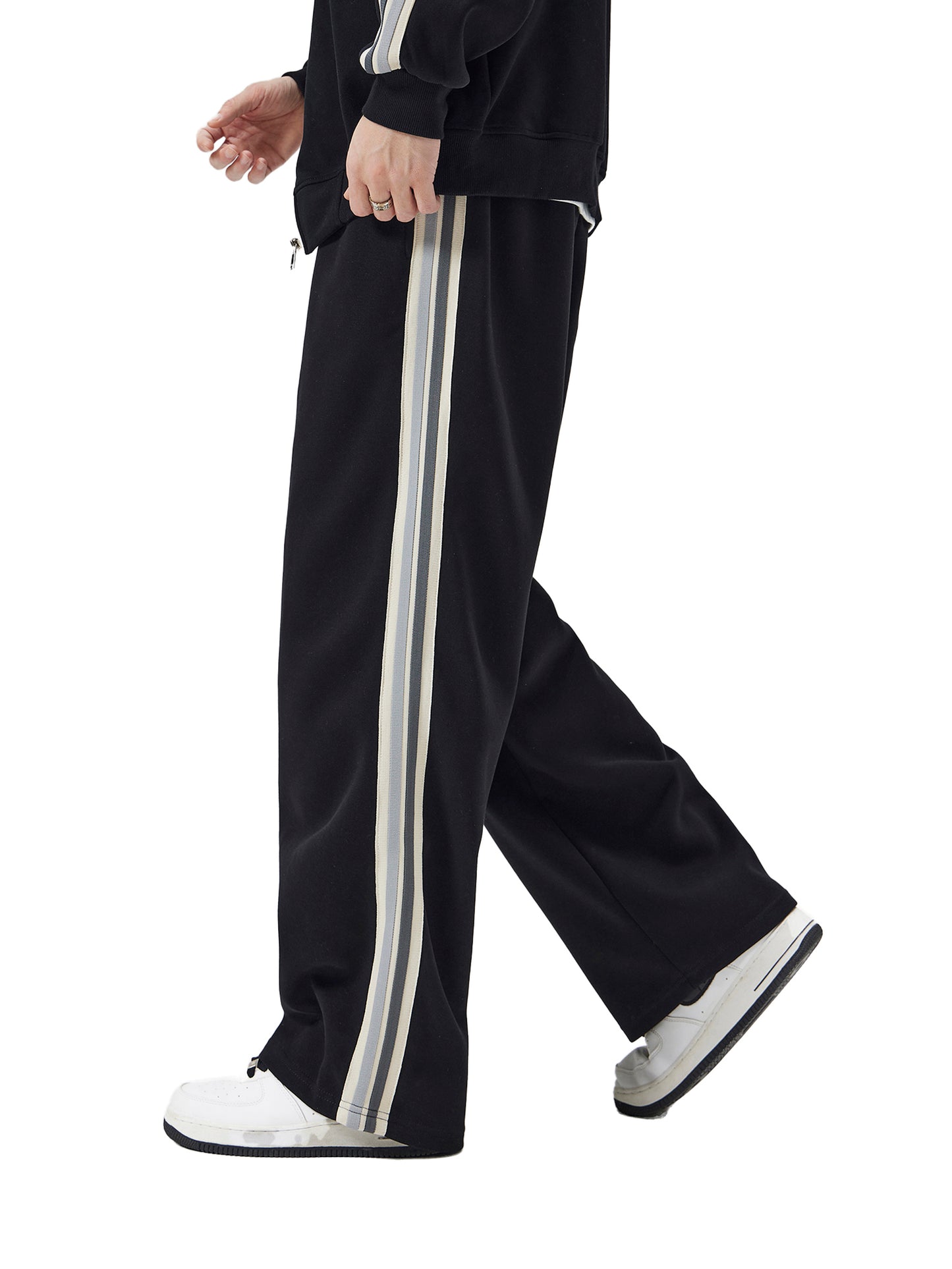 Unisex Loose Fit Sporty Sweatpants – Cotton Blend