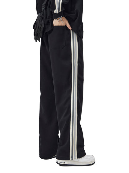Unisex Loose Fit Sporty Sweatpants – Cotton Blend