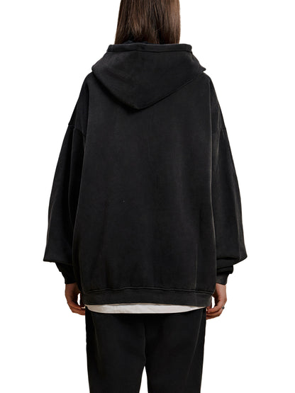 Killin it girl Fade Contrast Tape Fleece Hoodie