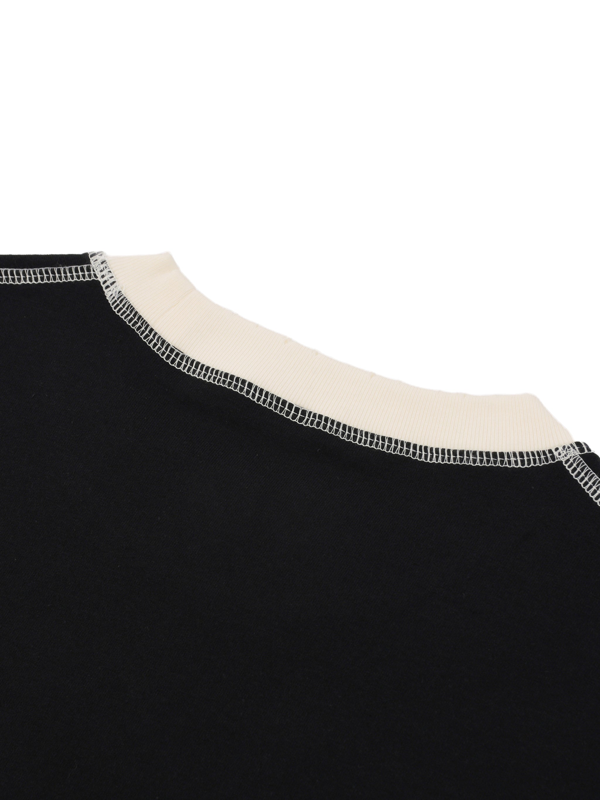 Contrast-Stitched Cotton T-Shirt